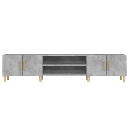 TV Cabinet Concrete Grey 180x31,5x40 cm Engineered Wood