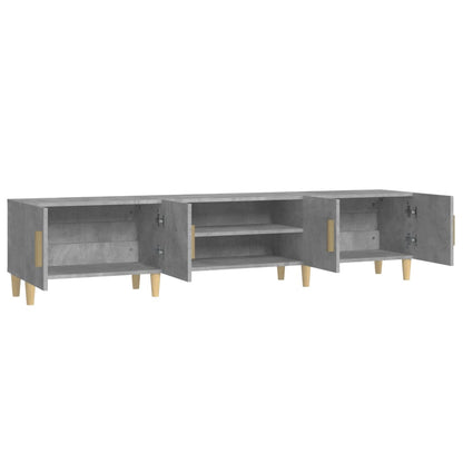 TV Cabinet Concrete Grey 180x31,5x40 cm Engineered Wood