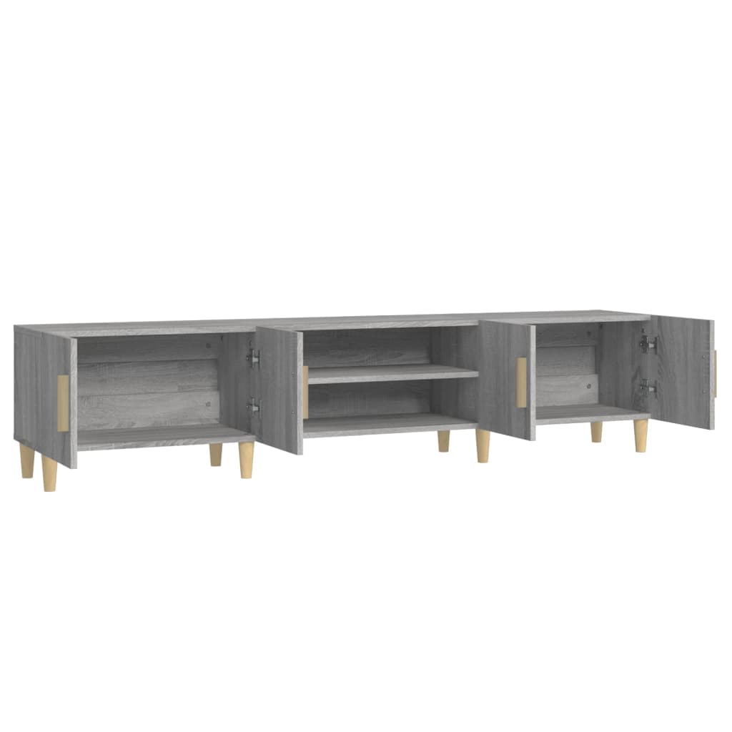 TV Cabinet Grey Sonoma 180x31,5x40 cm Engineered Wood