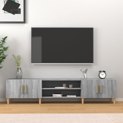 TV Cabinet Grey Sonoma 180x31,5x40 cm Engineered Wood