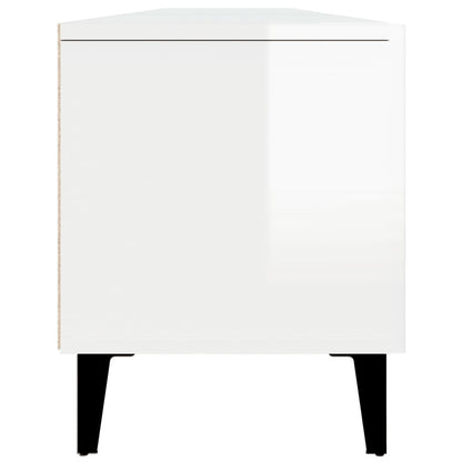 TV Cabinet High Gloss White 180x31,5x40 cm Engineered Wood
