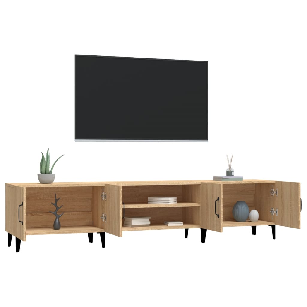 TV Cabinet Sonoma Oak 180x31,5x40 cm Engineered Wood