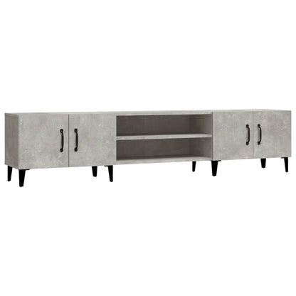 TV Cabinet Concrete Grey 180x31,5x40 cm Engineered Wood
