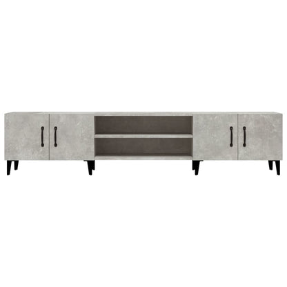 TV Cabinet Concrete Grey 180x31,5x40 cm Engineered Wood