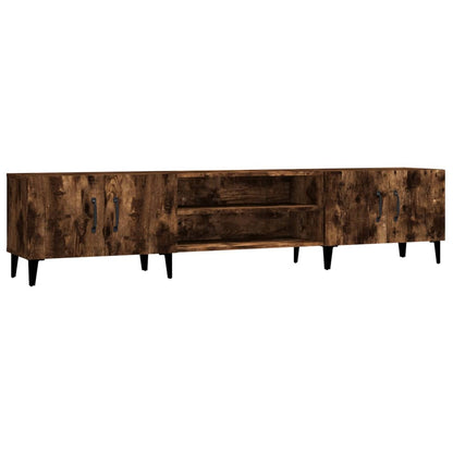 TV Cabinet Smoked Oak 180x31,5x40 cm Engineered Wood
