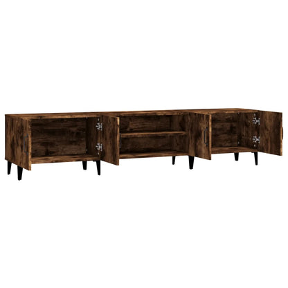 TV Cabinet Smoked Oak 180x31,5x40 cm Engineered Wood