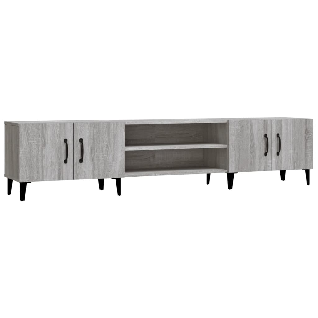 TV Cabinet Grey Sonoma 180x31,5x40 cm Engineered Wood
