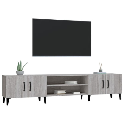 TV Cabinet Grey Sonoma 180x31,5x40 cm Engineered Wood