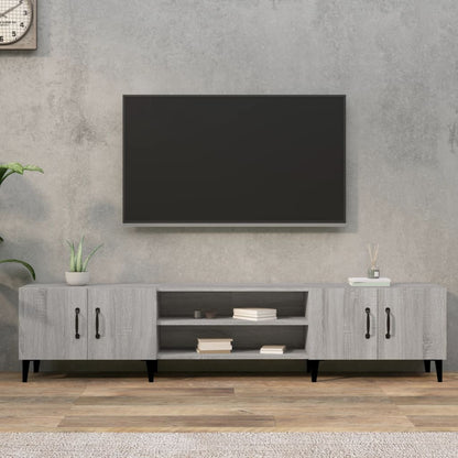 TV Cabinet Grey Sonoma 180x31,5x40 cm Engineered Wood
