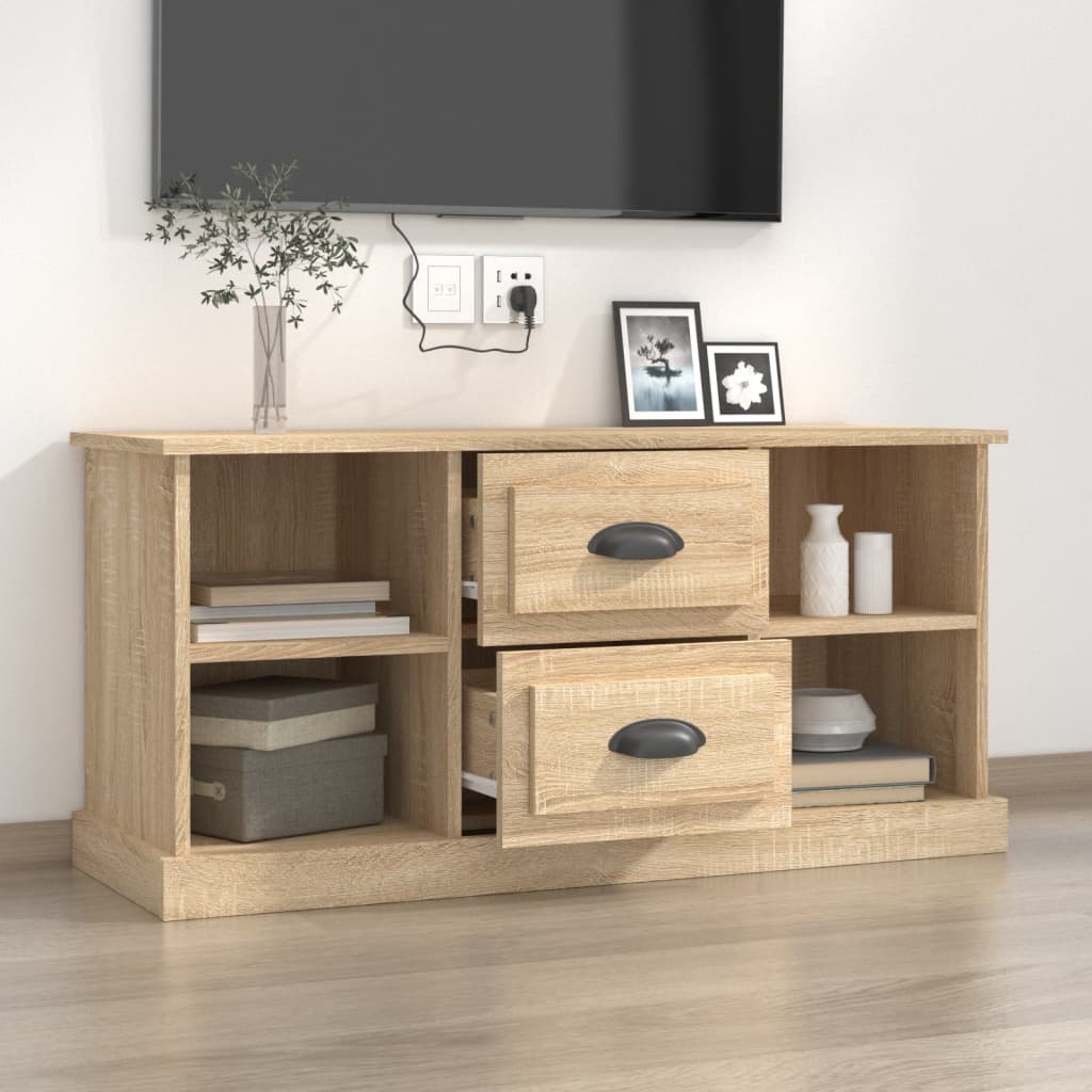 TV Cabinet Sonoma Oak 99,5x35,5x48 cm Engineered Wood