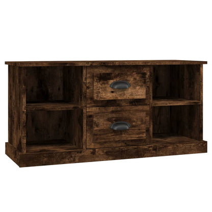 TV Cabinet Smoked Oak 99,5x35,5x48 cm Engineered Wood
