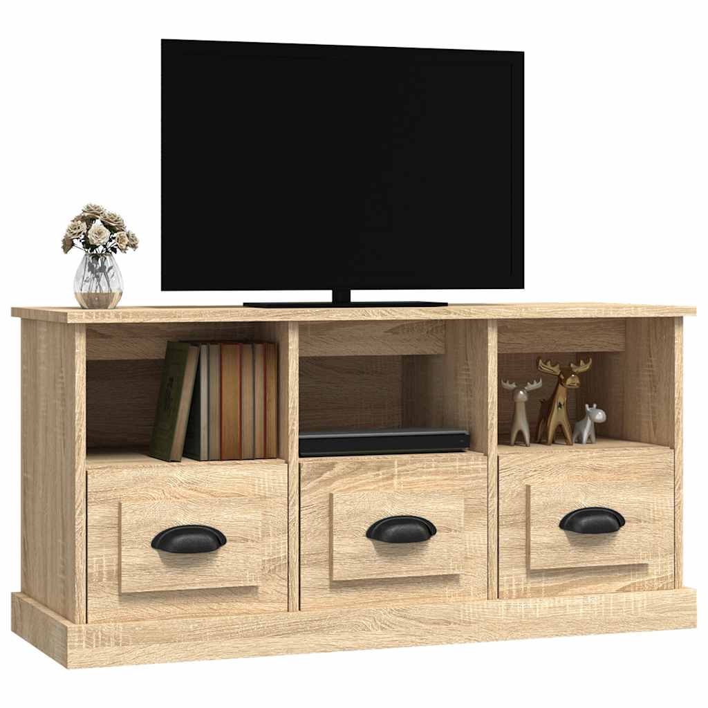 TV Cabinet Sonoma Oak 100x35x50 cm Engineered Wood