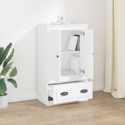 Highboard White 60x35,5x103,5 cm Engineered Wood