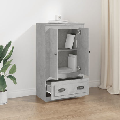 Highboard Concrete Grey 60x35,5x103,5 cm Engineered Wood