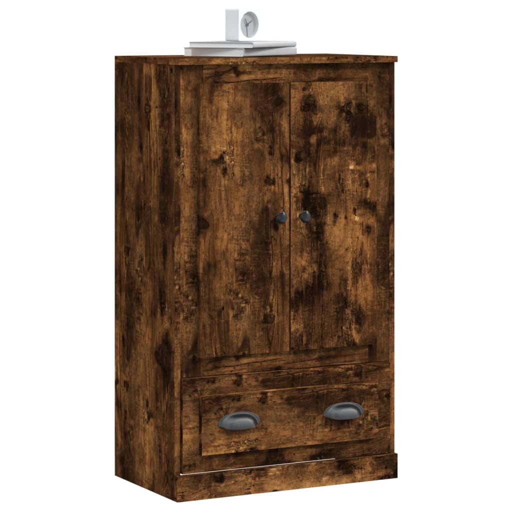 Highboard Smoked Oak 60x35,5x103,5 cm Engineered Wood
