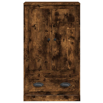 Highboard Smoked Oak 60x35,5x103,5 cm Engineered Wood