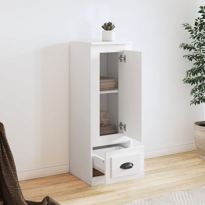 Highboard White 36x35,5x103,5 cm Engineered Wood