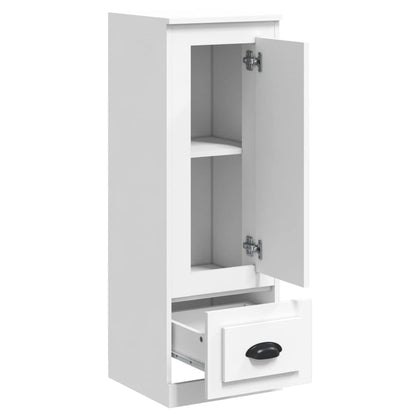 Highboard White 36x35,5x103,5 cm Engineered Wood