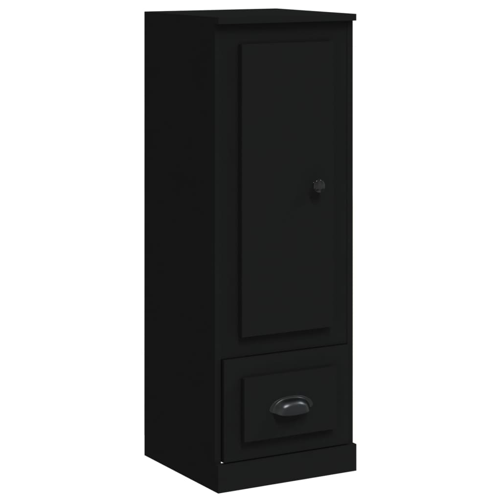 Highboard Black 36x35,5x103,5 cm Engineered Wood