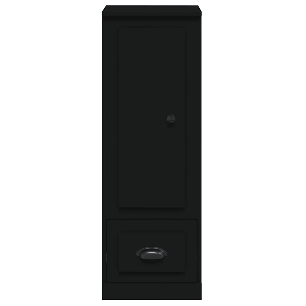 Highboard Black 36x35,5x103,5 cm Engineered Wood