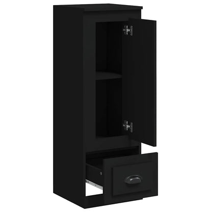 Highboard Black 36x35,5x103,5 cm Engineered Wood