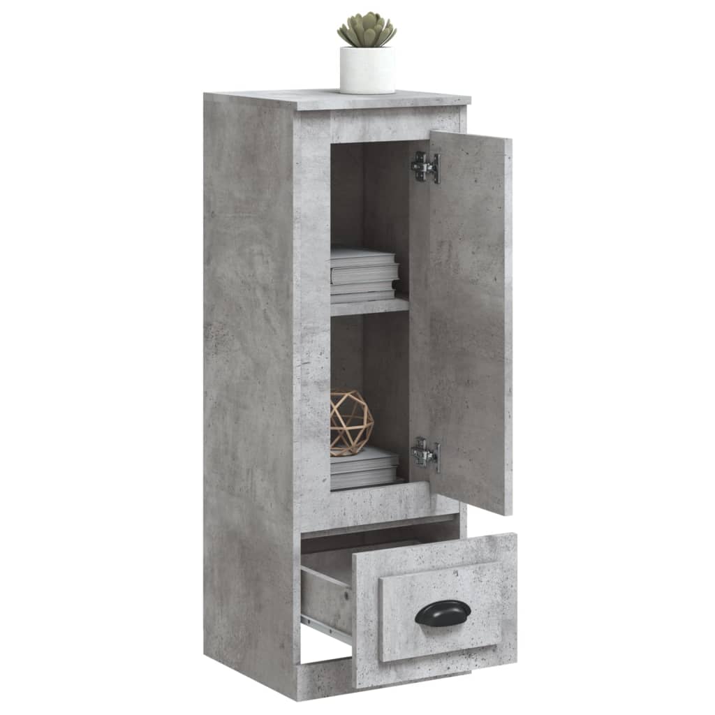 Highboard Concrete Grey 36x35,5x103,5 cm Engineered Wood