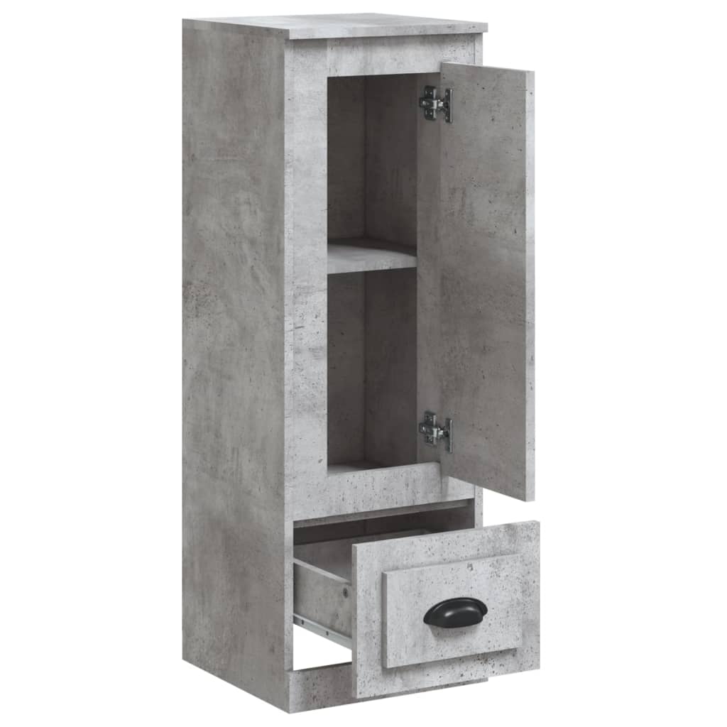 Highboard Concrete Grey 36x35,5x103,5 cm Engineered Wood