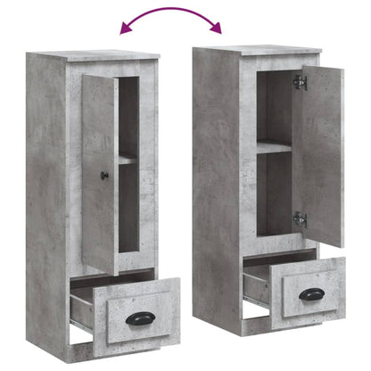 Highboard Concrete Grey 36x35,5x103,5 cm Engineered Wood