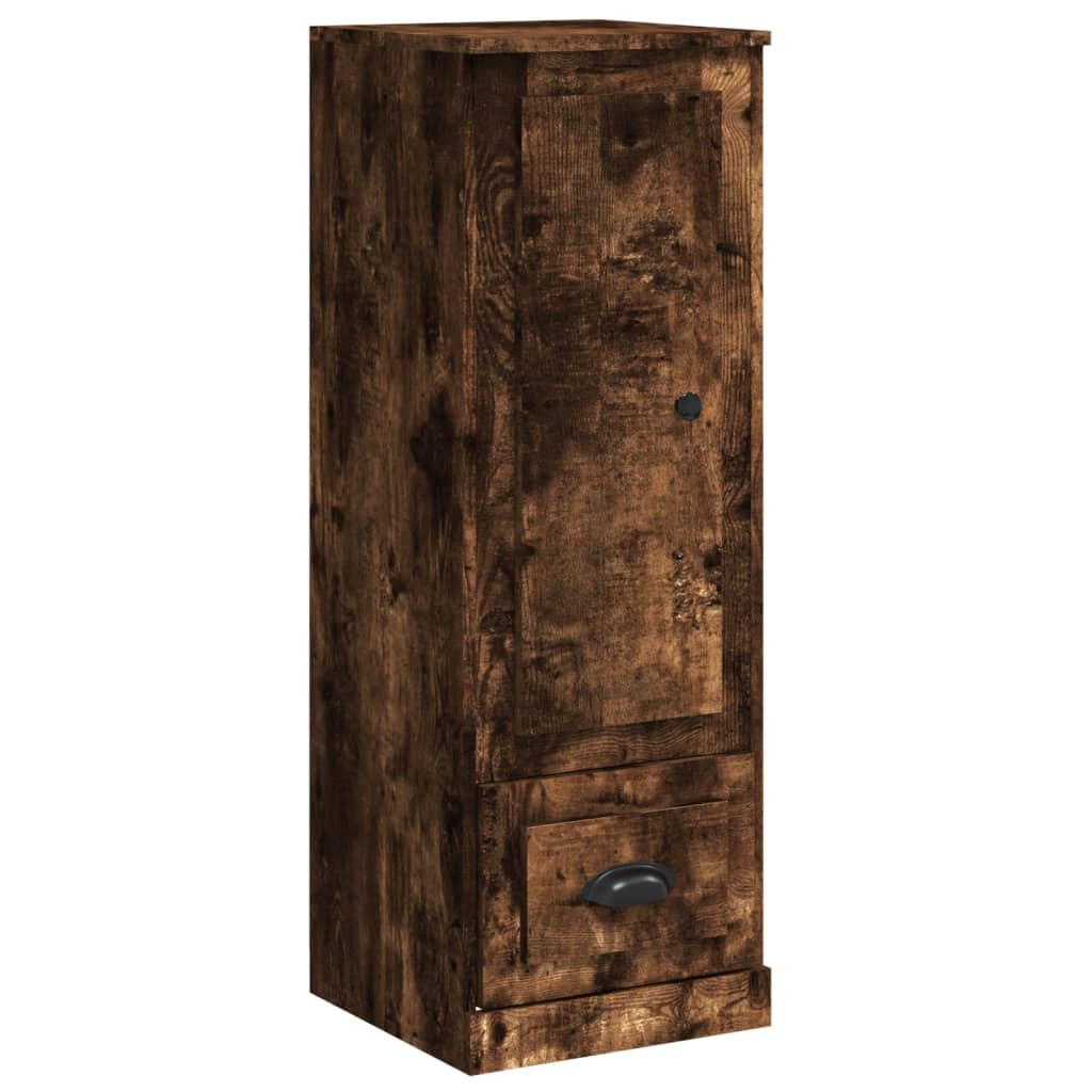 Highboard Smoked Oak 36x35,5x103,5 cm Engineered Wood