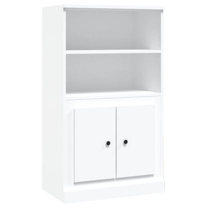 Highboard White 60x35,5x103,5 cm Engineered Wood