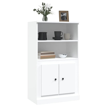 Highboard White 60x35,5x103,5 cm Engineered Wood