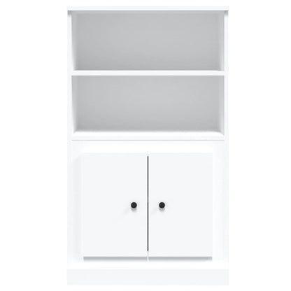 Highboard White 60x35,5x103,5 cm Engineered Wood