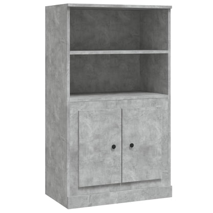 Highboard Concrete Grey 60x35,5x103,5 cm Engineered Wood