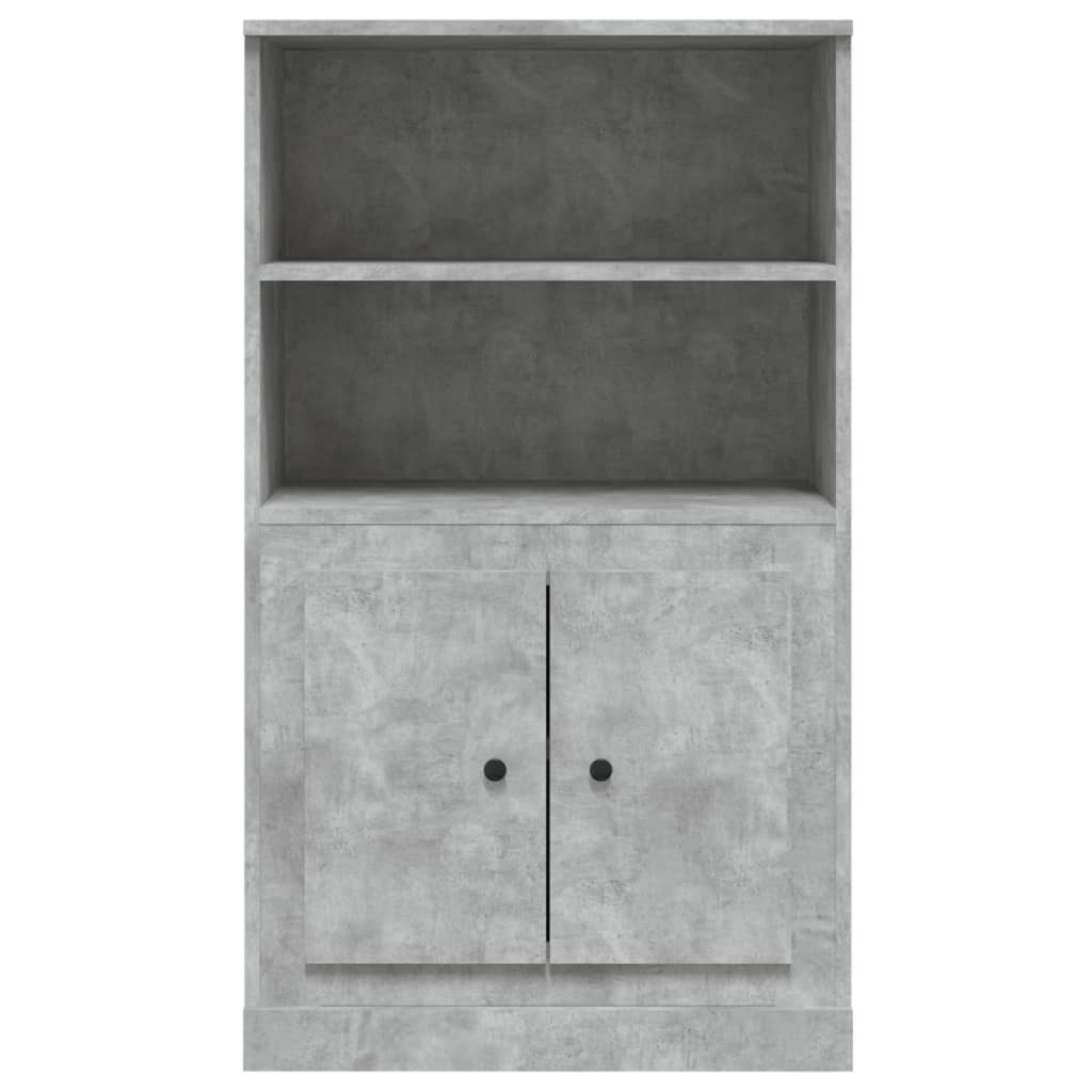 Highboard Concrete Grey 60x35,5x103,5 cm Engineered Wood