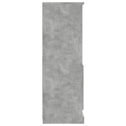 Highboard Concrete Grey 60x35,5x103,5 cm Engineered Wood