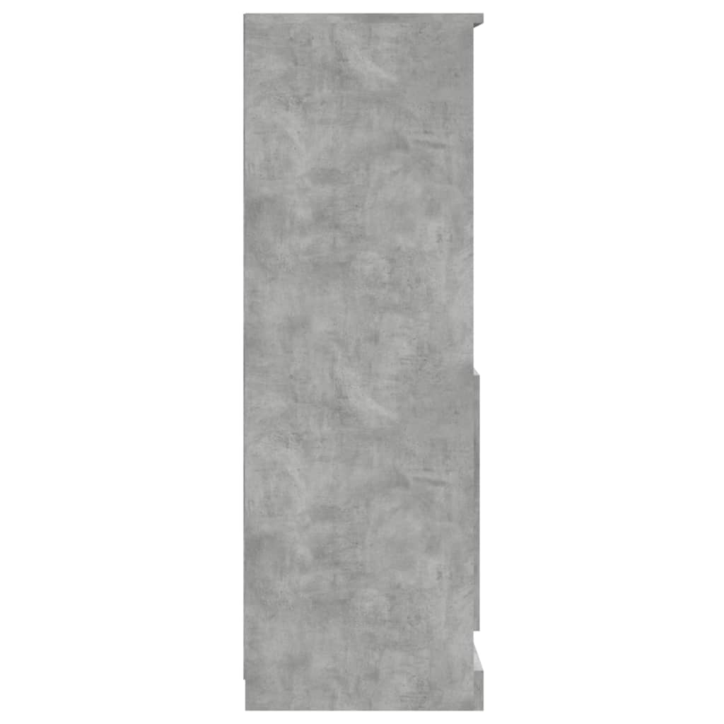 Highboard Concrete Grey 60x35,5x103,5 cm Engineered Wood