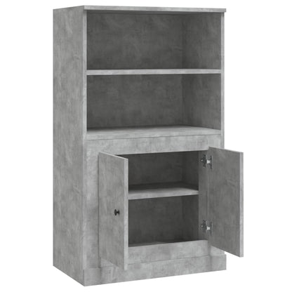 Highboard Concrete Grey 60x35,5x103,5 cm Engineered Wood