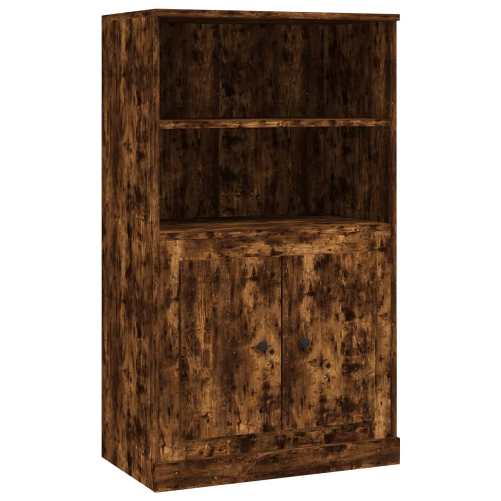 Highboard Smoked Oak 60x35,5x103,5 cm Engineered Wood