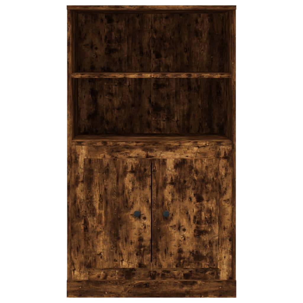 Highboard Smoked Oak 60x35,5x103,5 cm Engineered Wood