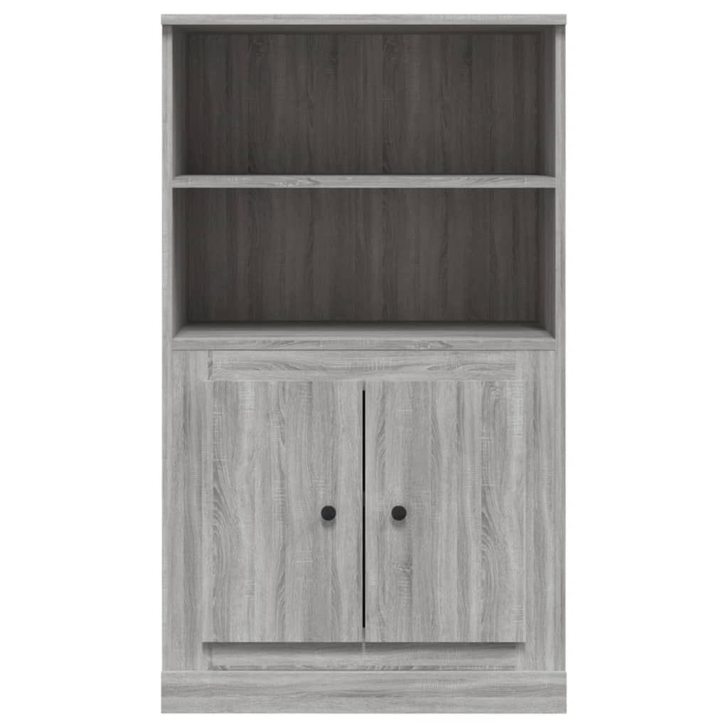 Highboard Grey Sonoma 60x35,5x103,5 cm Engineered Wood