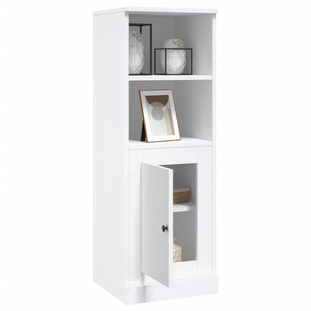 Highboard White 36x35,5x103,5 cm Engineered Wood