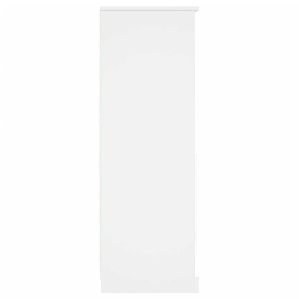 Highboard White 36x35,5x103,5 cm Engineered Wood