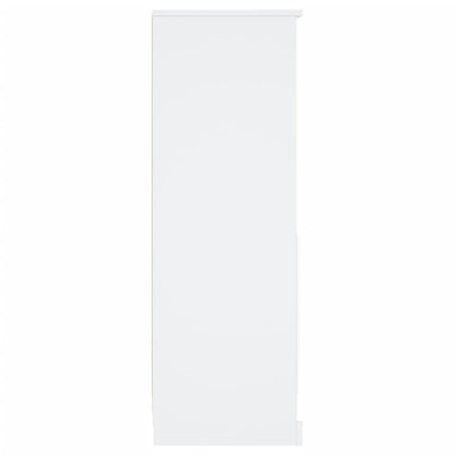 Highboard White 36x35,5x103,5 cm Engineered Wood