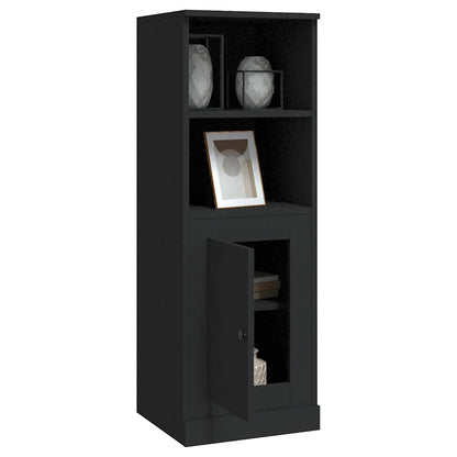 Highboard Black 36x35,5x103,5 cm Engineered Wood