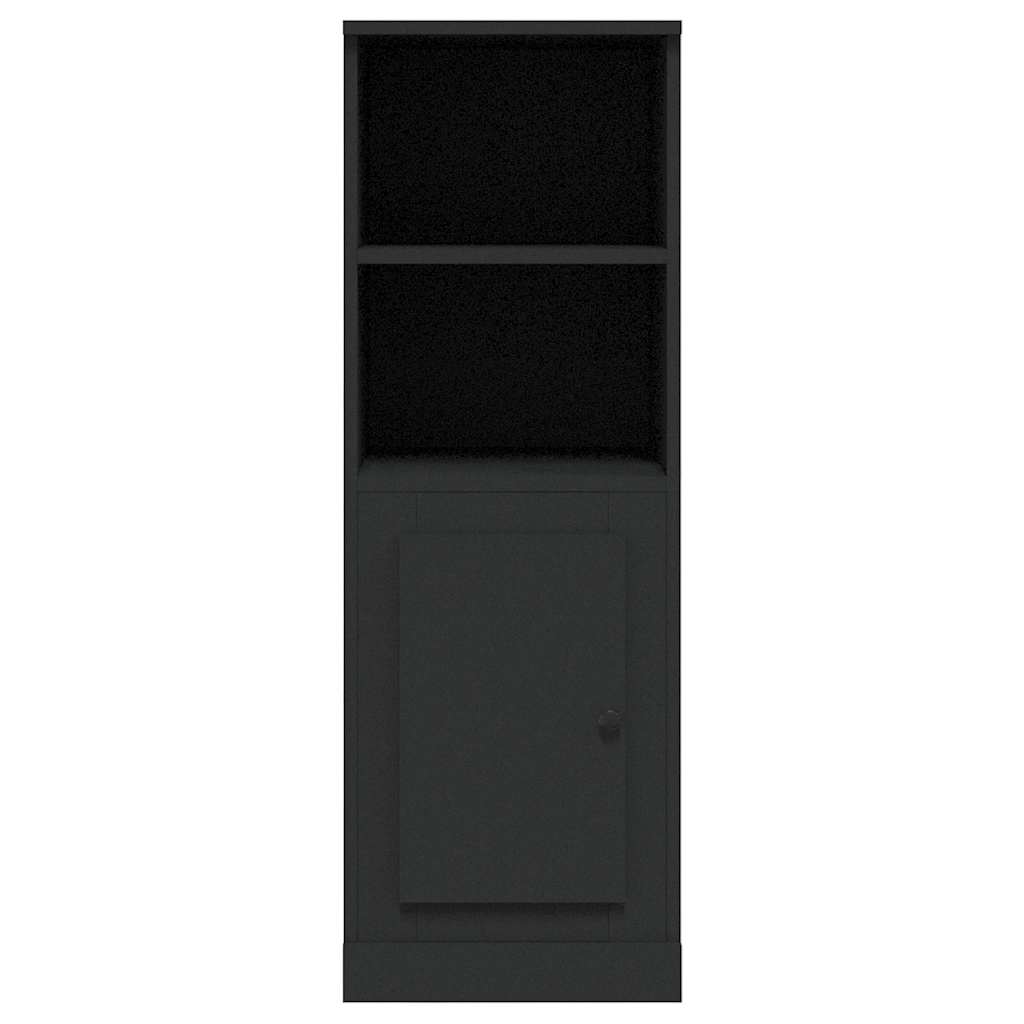 Highboard Black 36x35,5x103,5 cm Engineered Wood