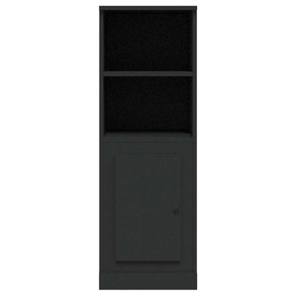 Highboard Black 36x35,5x103,5 cm Engineered Wood