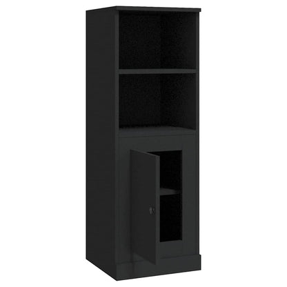 Highboard Black 36x35,5x103,5 cm Engineered Wood