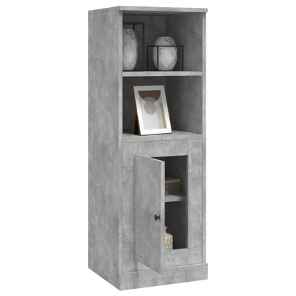 Highboard Concrete Grey 36x35,5x103,5 cm Engineered Wood