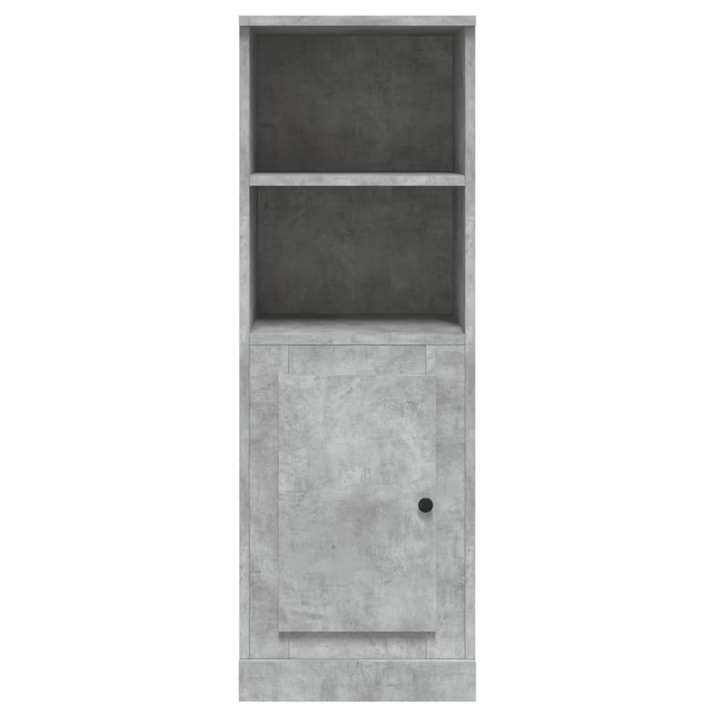 Highboard Concrete Grey 36x35,5x103,5 cm Engineered Wood