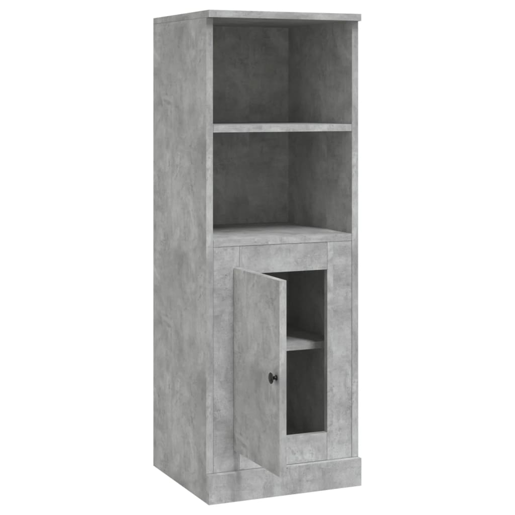Highboard Concrete Grey 36x35,5x103,5 cm Engineered Wood